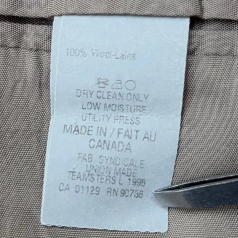 Lauren Ralph Lauren 46R Brown Herringbone Tweed Wool Blazer Sport Coat Canada